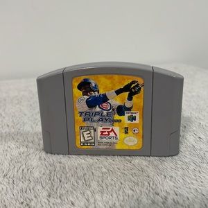 Triple Play 2000 (Nintendo 64, 1999) N64 Cart Only TESTED NICE Sammy Sosa MLB